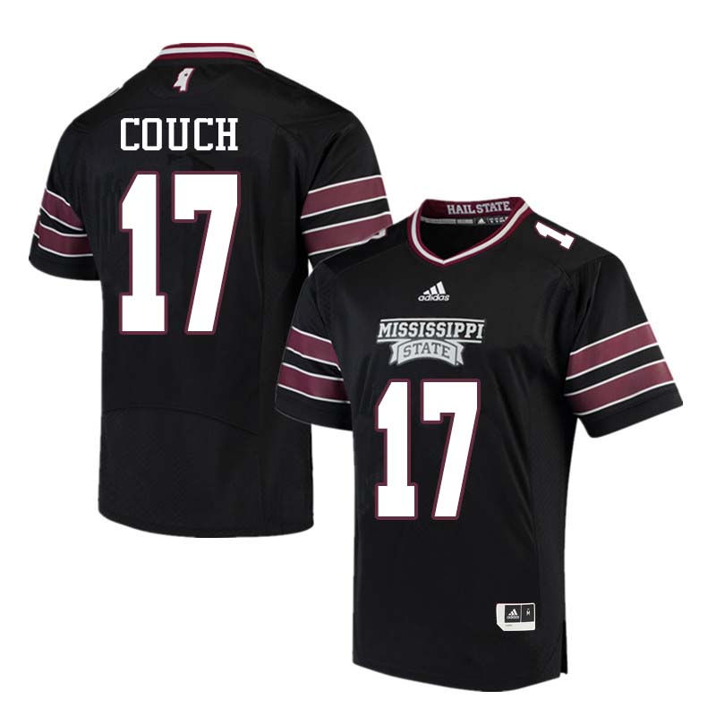 Men #17 Jamal Couch Mississippi State Bulldogs College Football Jerseys Sale-Black